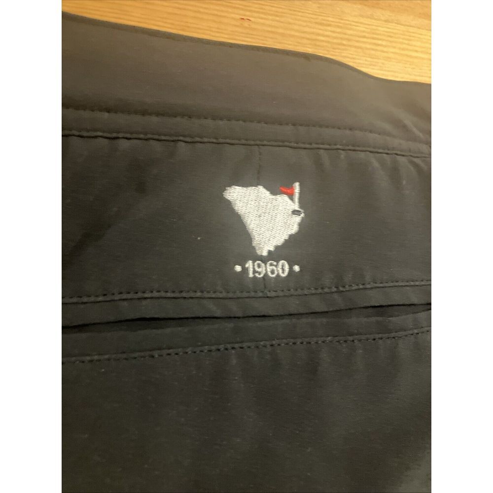 FootJoy Mens Performance Golf Shorts Black‎ W42 South Carolina 1960 Surf Club - Picture 8 of 10